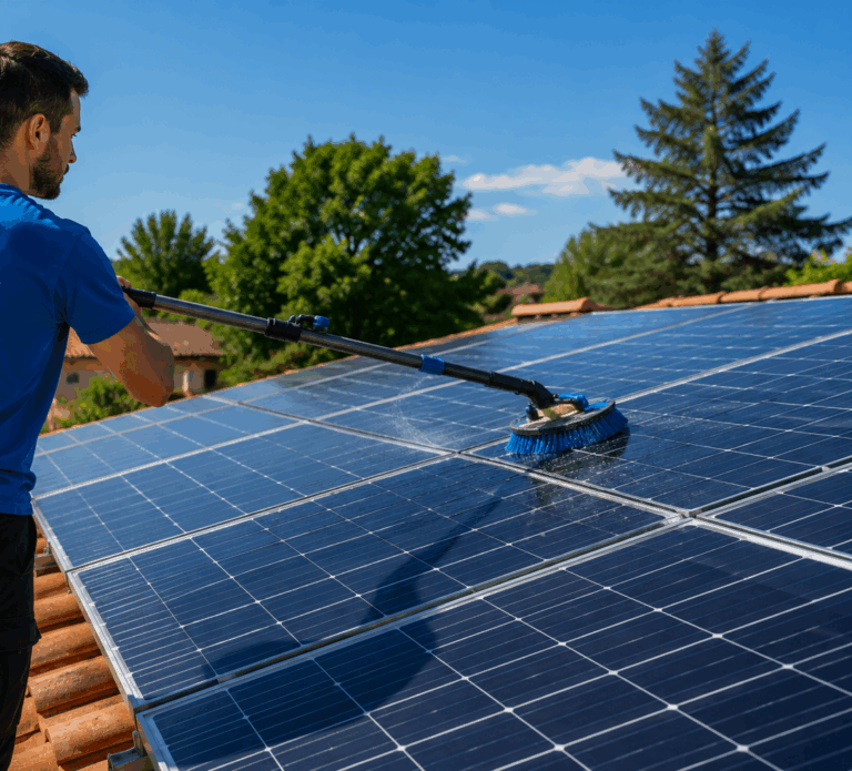 entretien des panneaux solaire-nettoyage panneaux photovoltaïques-toulouse