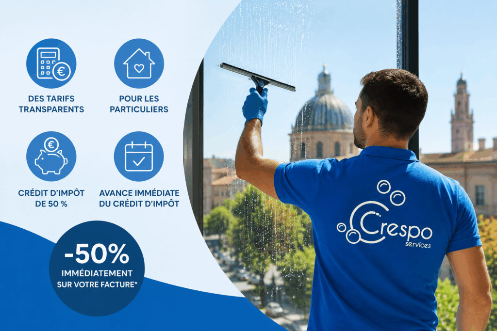 avance immédiate du crédite d'impôt-nettoyage particuliers